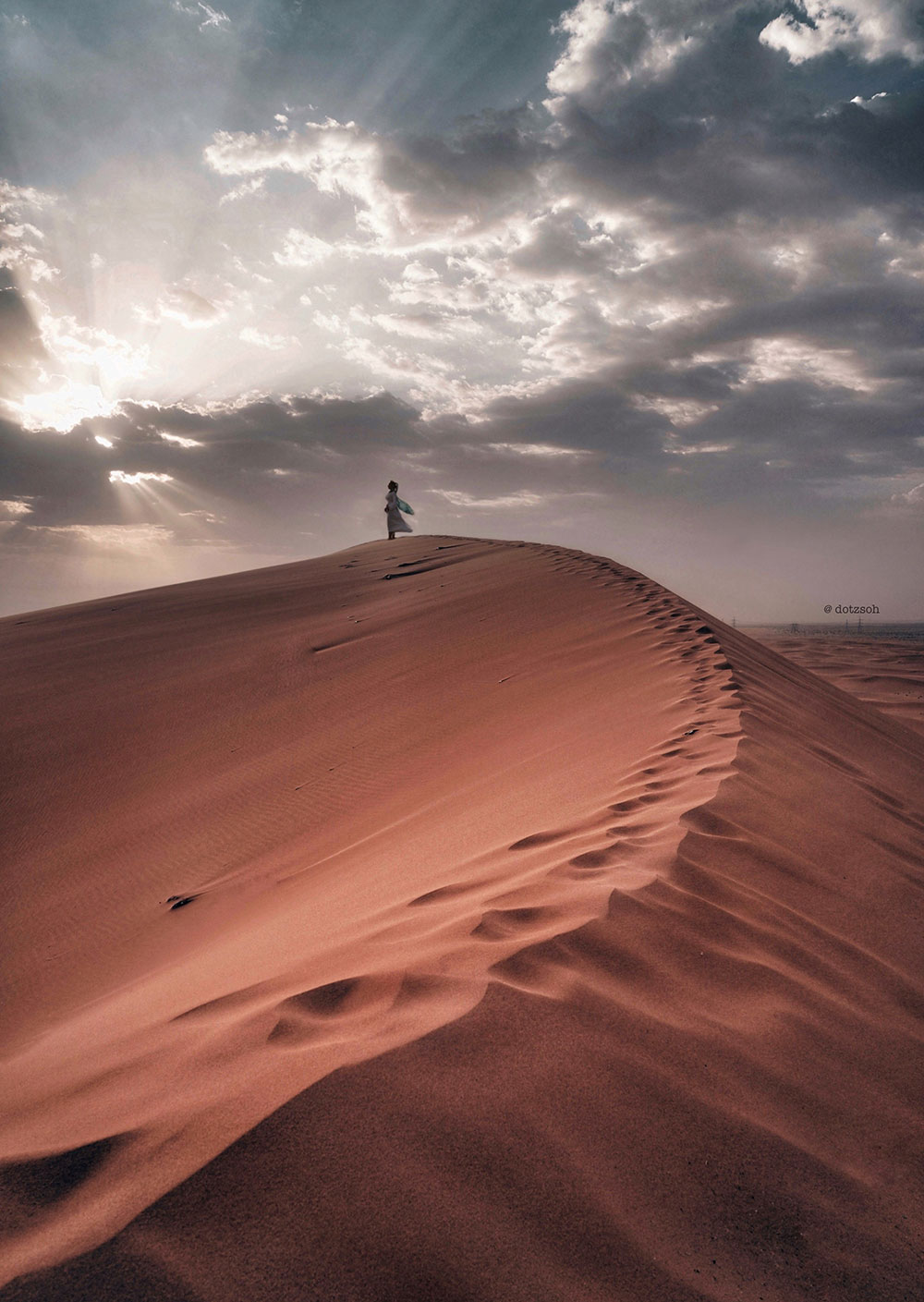 Red Sand Dunes, Red Sands Nissah, Riyadh Kingdom of Saudi A…